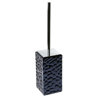 Free Standing Pottery Toilet Brush in Blue Finish Gedy 4733-05